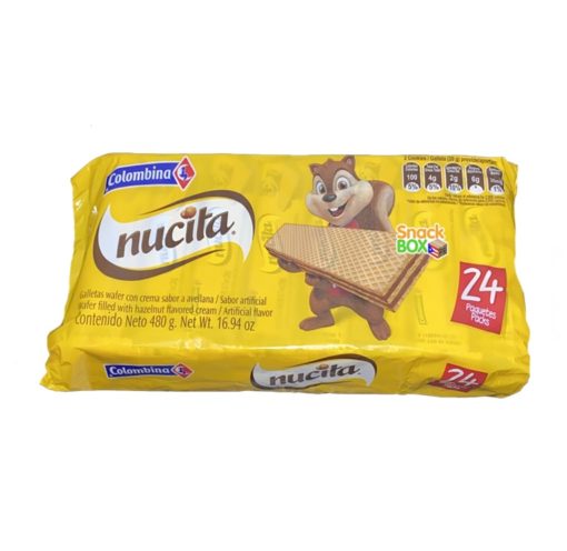Nucita Wafers (24 piezas)